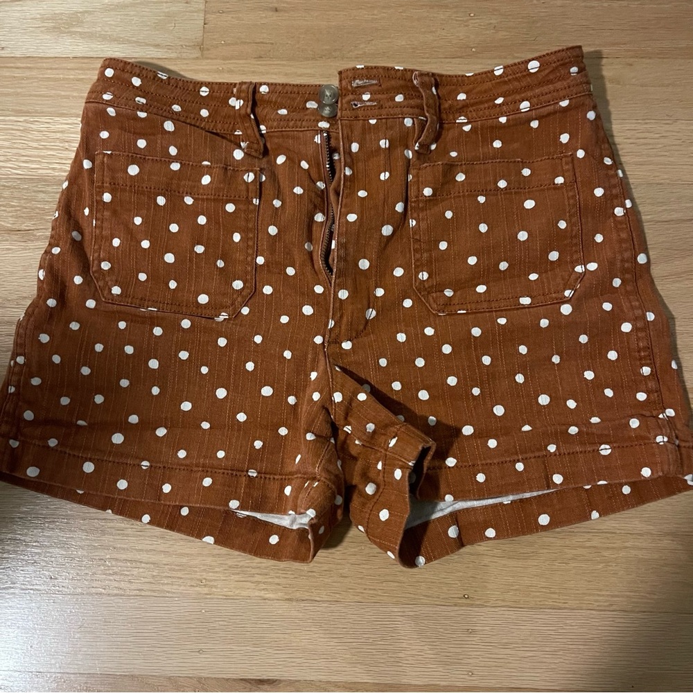 Madewell polka dot shorts